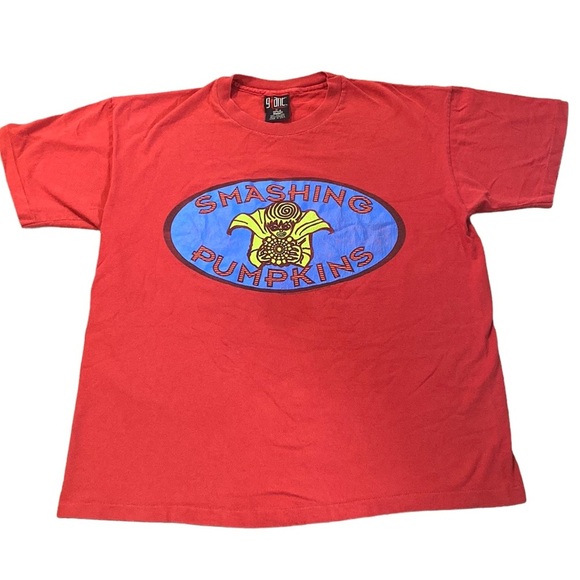 Vintage SMASHING PUMPKINS Pisces Iscariot Era Distressed TShirt Size XLarge 1994 - Picture 1 of 9